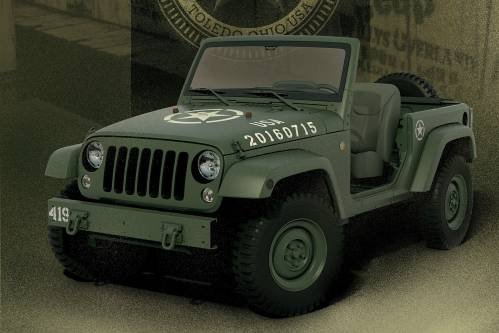 Jeep Wrangler 75th Salute Concept Is a Modern-Day Willys MB