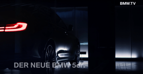 New BMW 5 Series (G30) Discretely Shows Its Silhouette in Teaser Video
