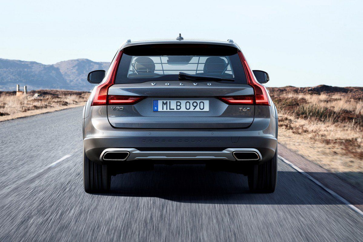 2017 Volvo V90 Cross Country Shows Up Early Looking Tall and Rugged