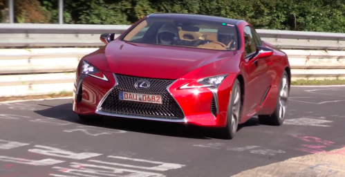 2018 Lexus LC 500 Stretches Its Legs on the Nordschleife During Final Development Testing