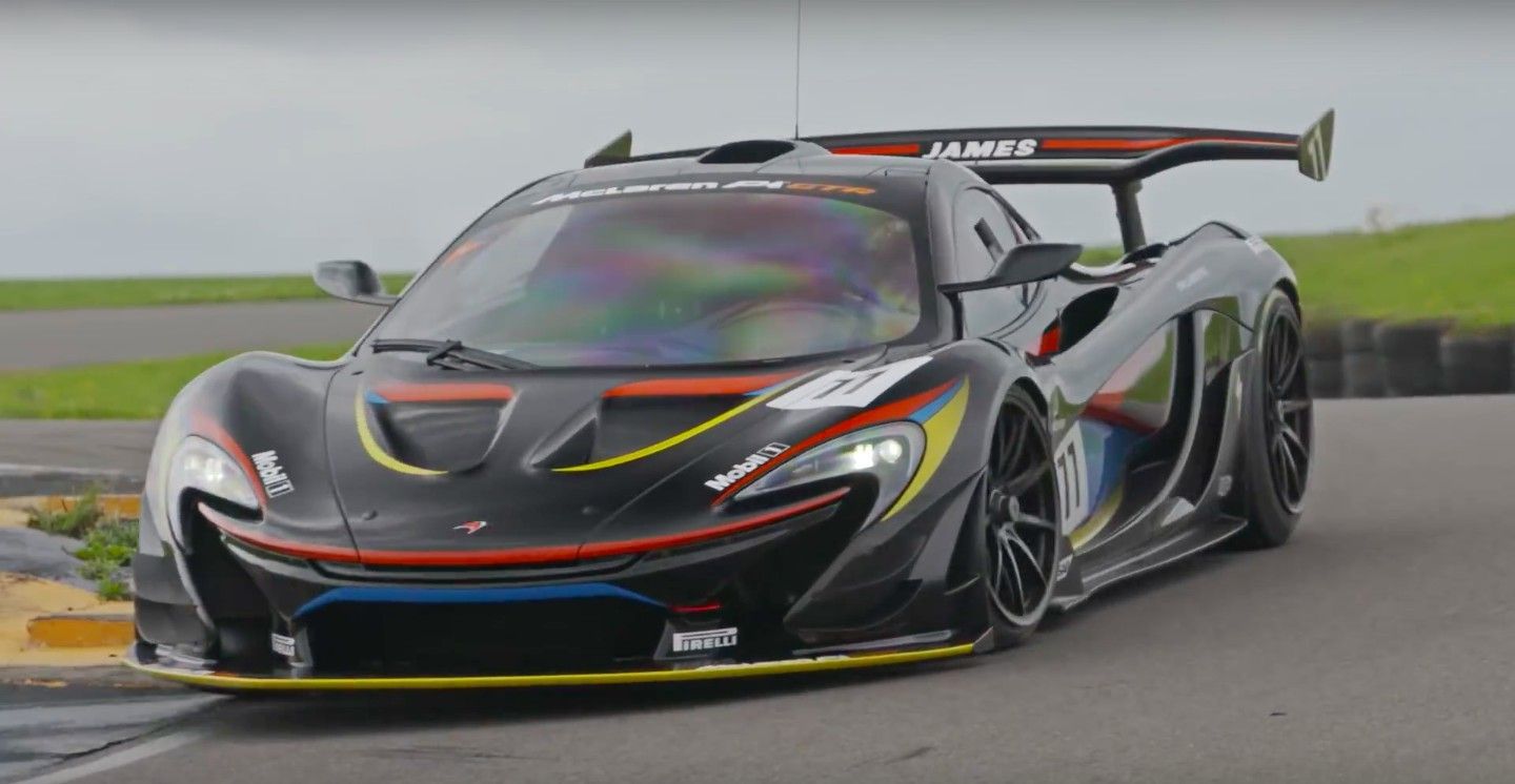 Watch the McLaren P1 GTR Set New Record Lap on the Anglesey Circuit ...