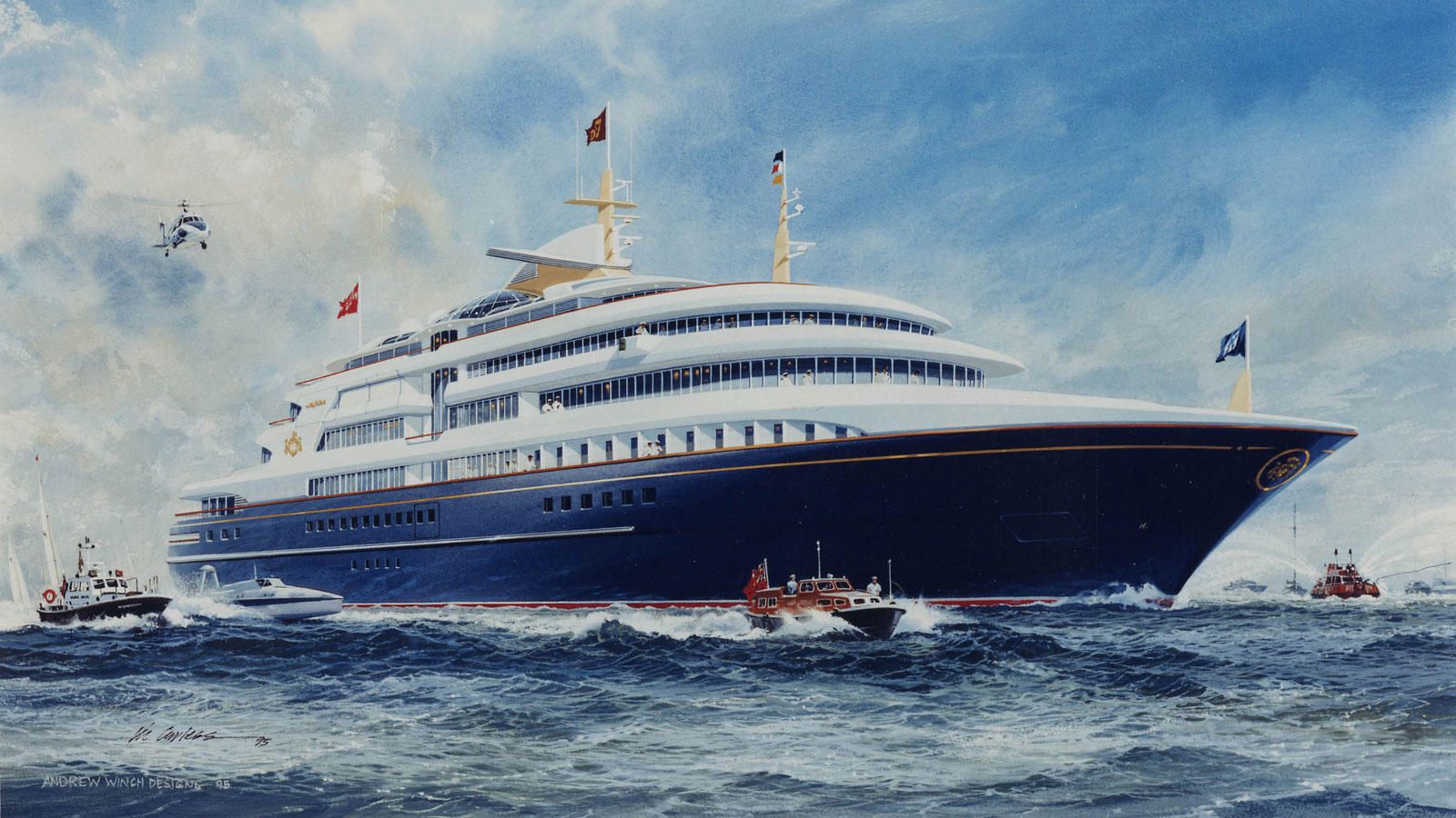 royal yacht design