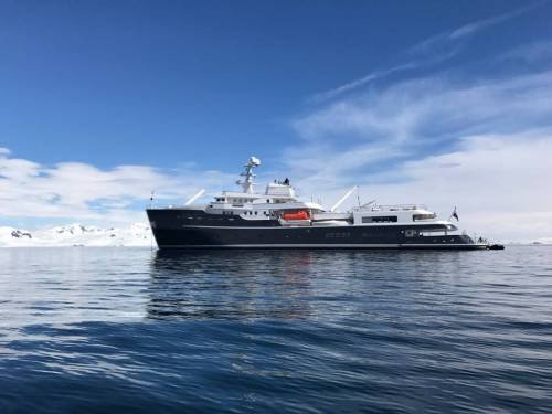 Take a Look at Explorer Yacht Legend Doing What It Knows Best: Exploring Antartica