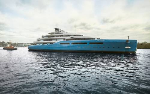 Superyacht Aviva is Launched in Germany