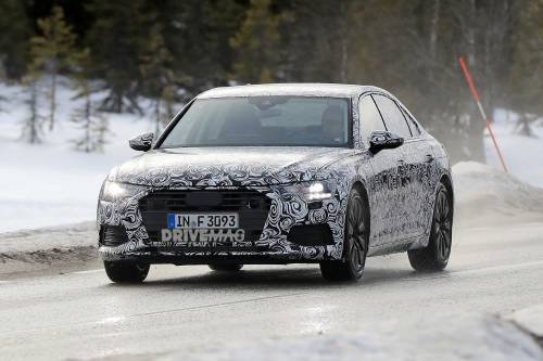 All-New 2018 Audi A6 Shows Its Big Camouflaged Body for the First Time