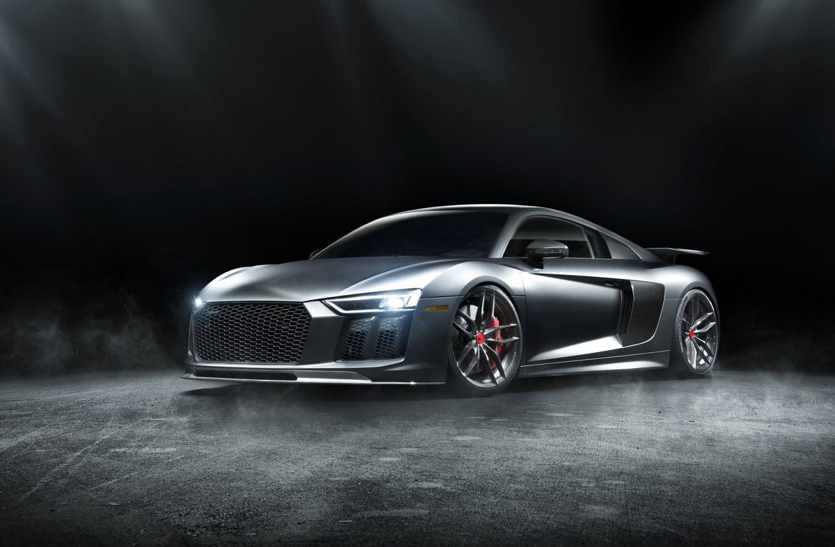 Audi R8 Gets Batman Karma with Vorsteiner's Latest VRS Aero Body Kit |  DriveMag Cars