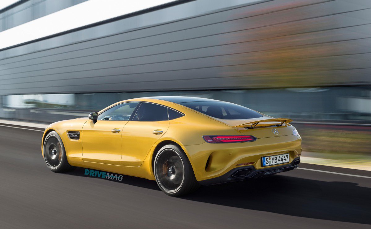 Mercedes-amg Teases Four-door Amg Gt Sports Car Ahead Of Geneva 2017