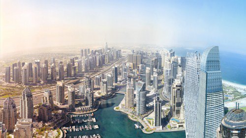 Find the Bentley Flying Spur W12 S in This Gigapixel Picture of Dubai's Marina