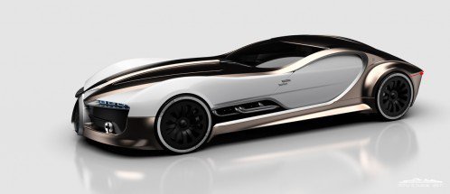 Modern Bugatti Type 57 Atlantic envisioned with Chiron sweetness will spur your week