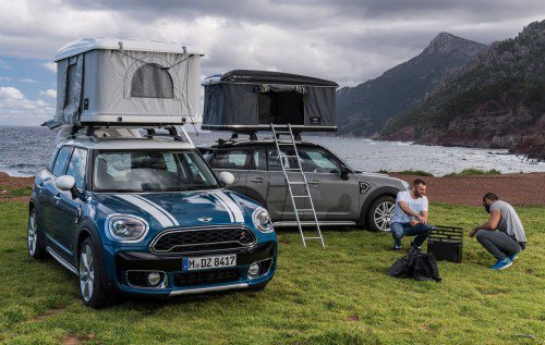 Forget hotel bills with the AirTop roof tent for the MINI Countryman