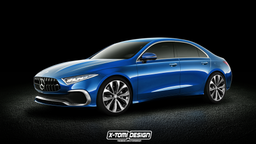 Here's a down-to-earth take on the upcoming crease-free A-Class sedan