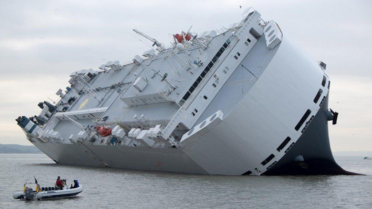 Disasters at sea involving car carrier ships