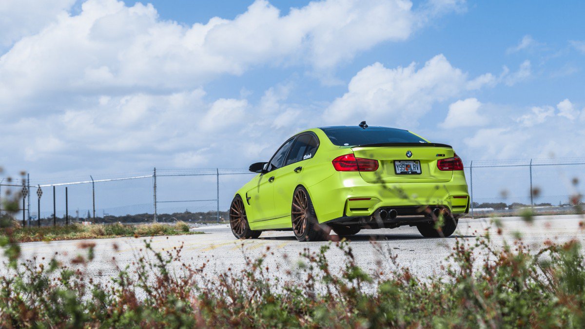 Satin Lime Green Bmw M3 Looks So Fresh So Clean