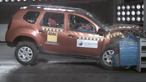 Renault Duster for India has no airbags, scores ZERO points in safety