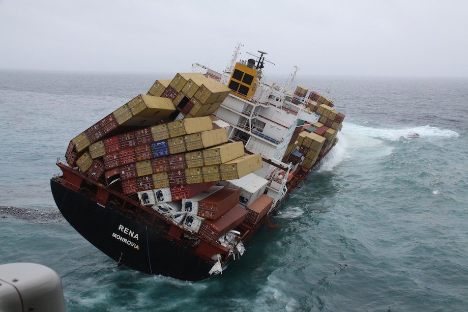 Disasters At Sea Involving Container Ships