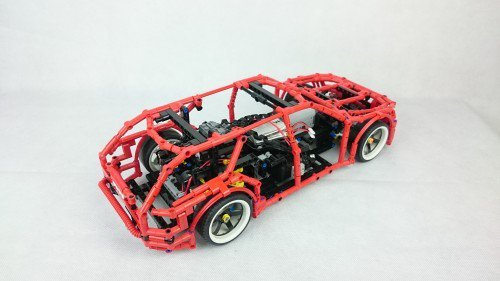 This fully-functional Lego Technic 4x4 drift wagon is wonderfully elaborate