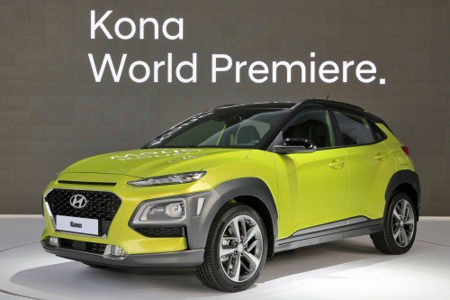 2018 Hyundai Kona global B-segment SUV reveals youthful styling