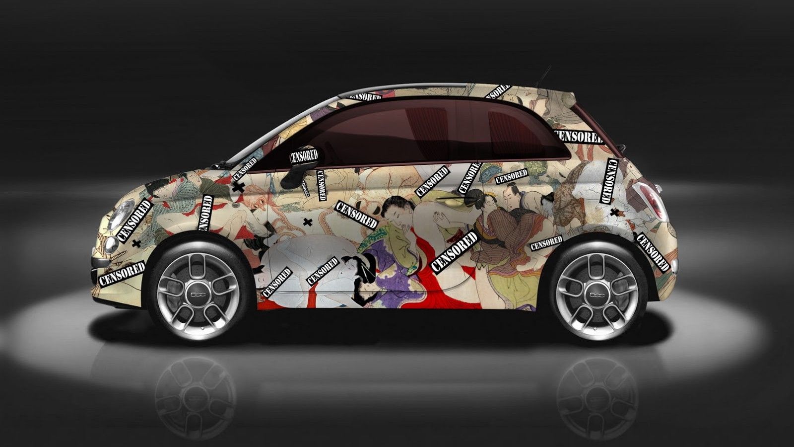 アイ・ラブ・フィアット500 Fiat 500 Jolly 1965 Pink 1:18 - 200pcs – Norev