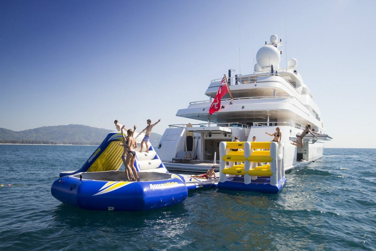 super yacht water toys