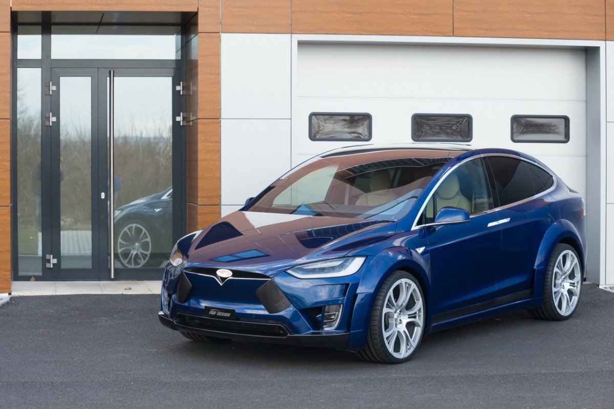 Butch Up Your Tesla Model X With New Fab Design Widebody Kit