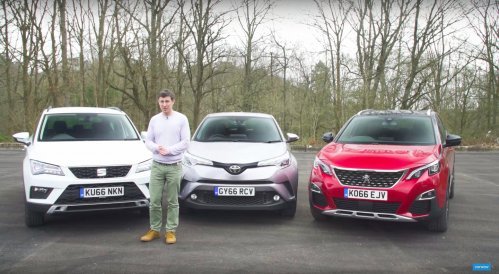 SEAT Ateca challenged by Peugeot 3008 and Toyota C-HR in new review