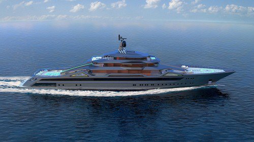 Superyacht concept Mauna Kea revealed by Italian designer Roberto Curto