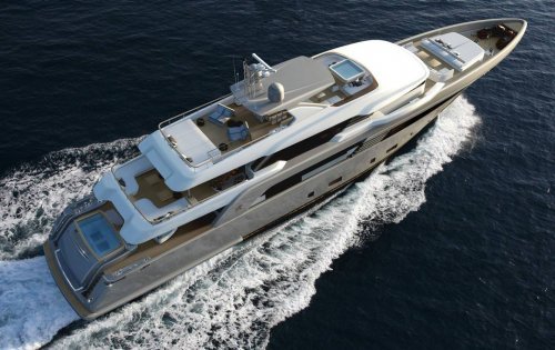 Italian builder CRN presents the 50m Superconero concept superyacht