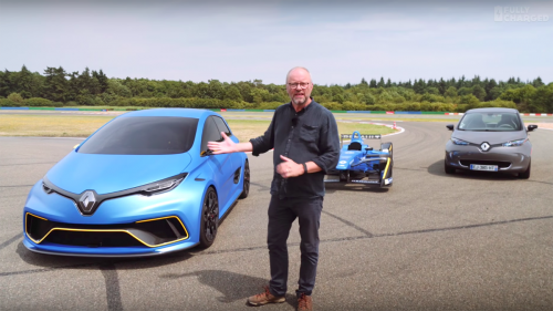 Go for a drive in the silently bonkers Renault Zoe e-Sport