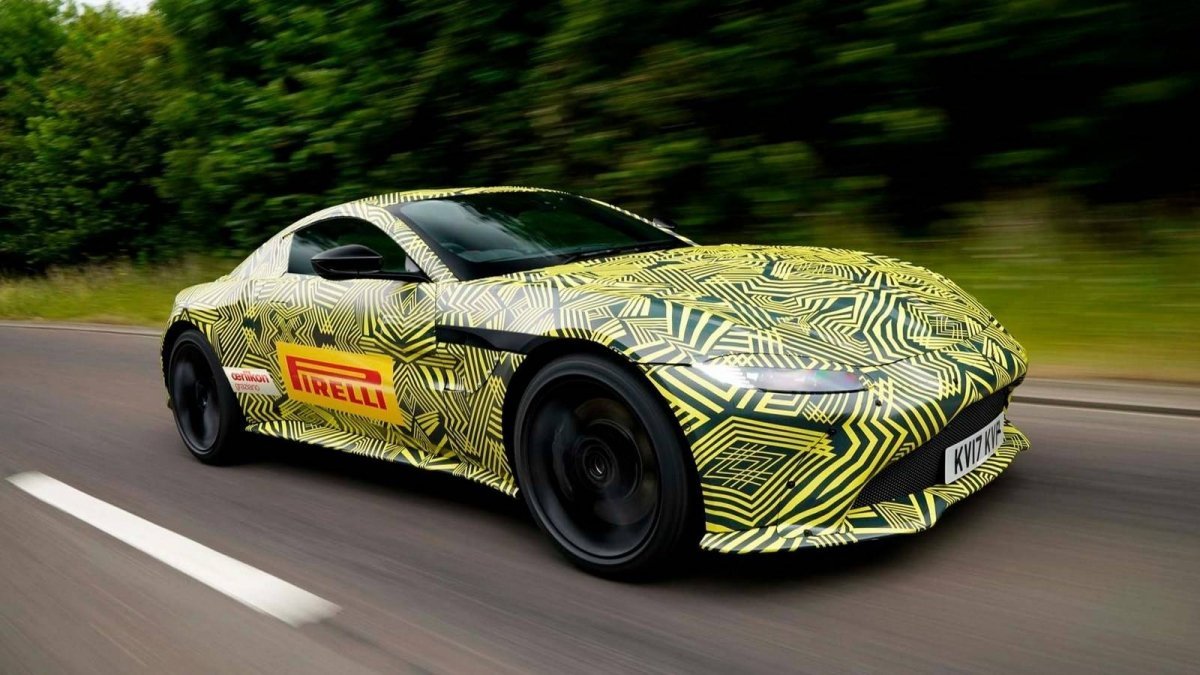 First official spy shots of the all-new 2018 Aston Martin Vantage are...