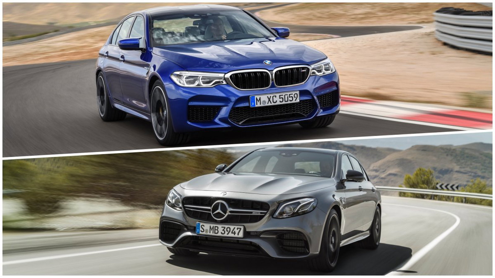 2018 BMW M5 versus 2018 MercedesAMG E 63 a static comparison