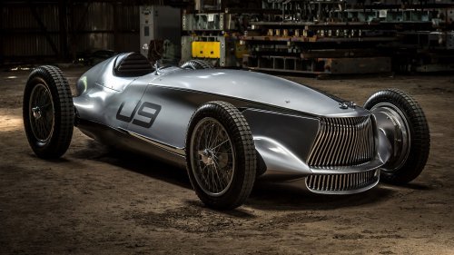 Infiniti Prototype 9 is a stunning 1940s grand prix-inspired EV concept