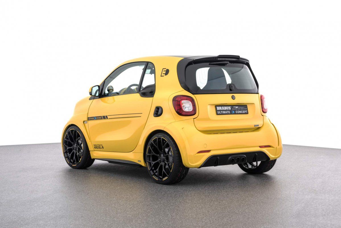 Smart Fortwo Electric Joins Big Boys Club As Brabus Ultimate E Concep