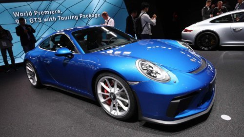 Porsche 911 GT3 with Touring Package has 500-hp flat-six engine, manual transmission