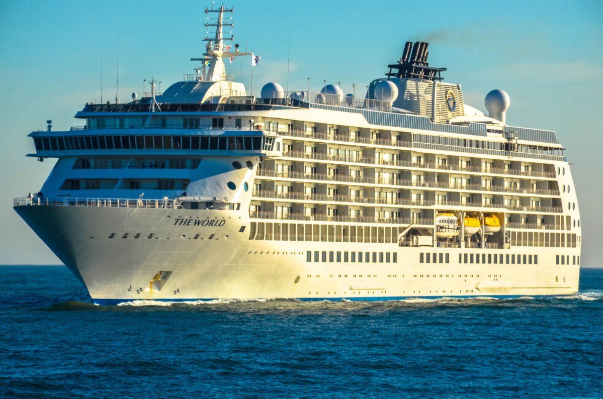 Cruise Ship The World Is A Floating City Of Millionaires