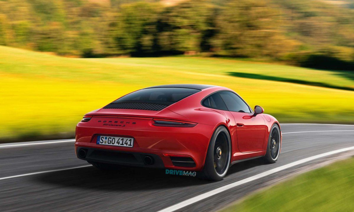 2019 Porsche 911 (992) rendered in evolutionary fashion