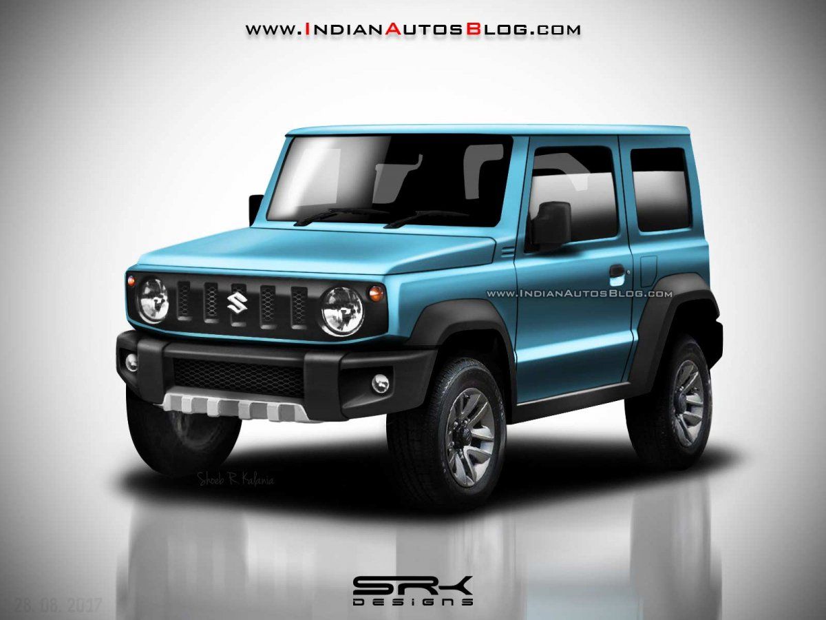 All-New Suzuki Jimny rendered in multiple colors