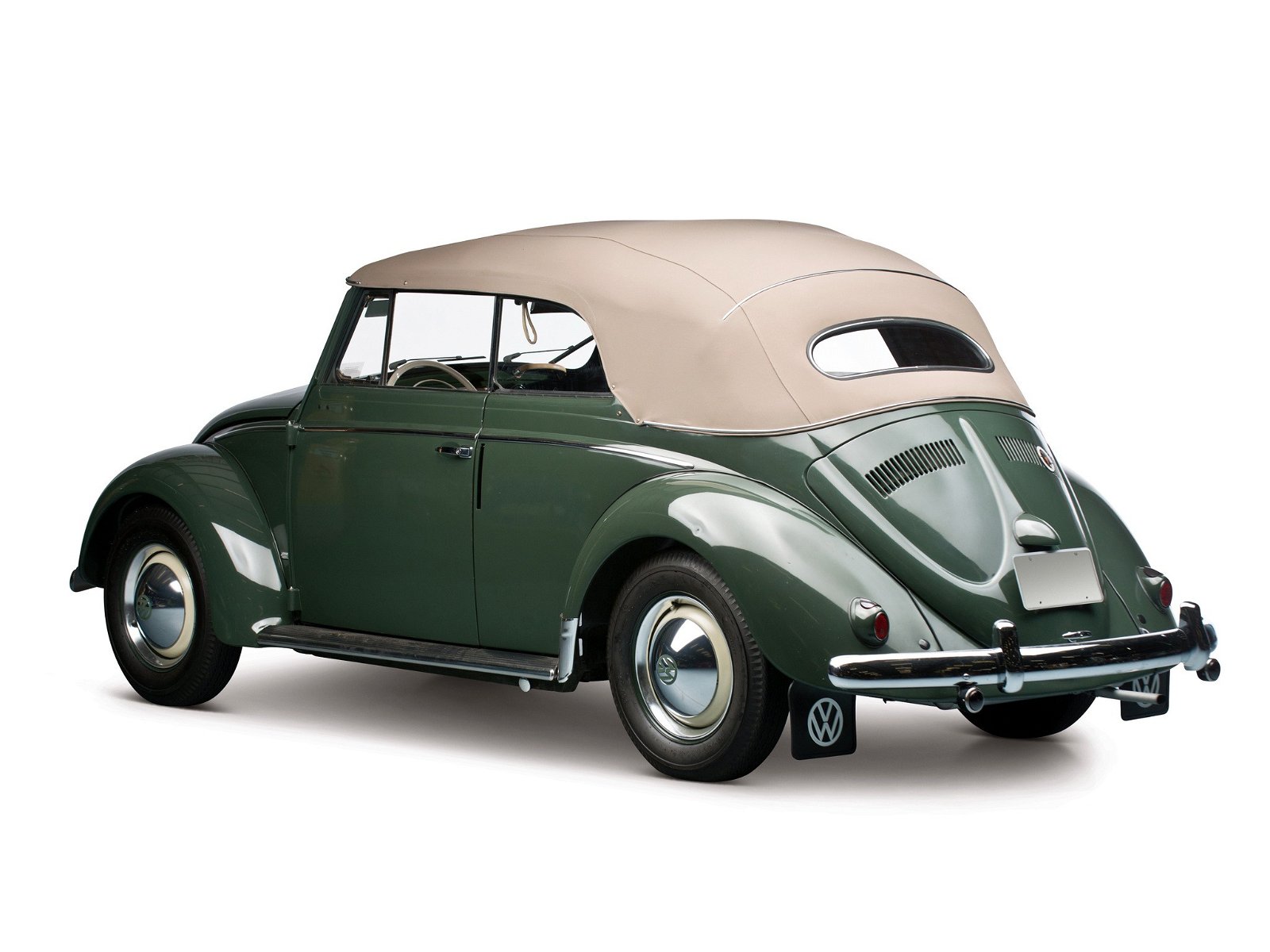Classic VW Beetle green