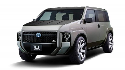 Toyota Tj Cruiser Concept is a funky-looking cross between a cargo van and an SUV