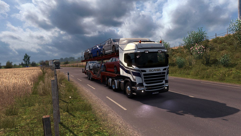 Create self-driving trucks inside Euro Truck Simulator 2, by Gyuri Im