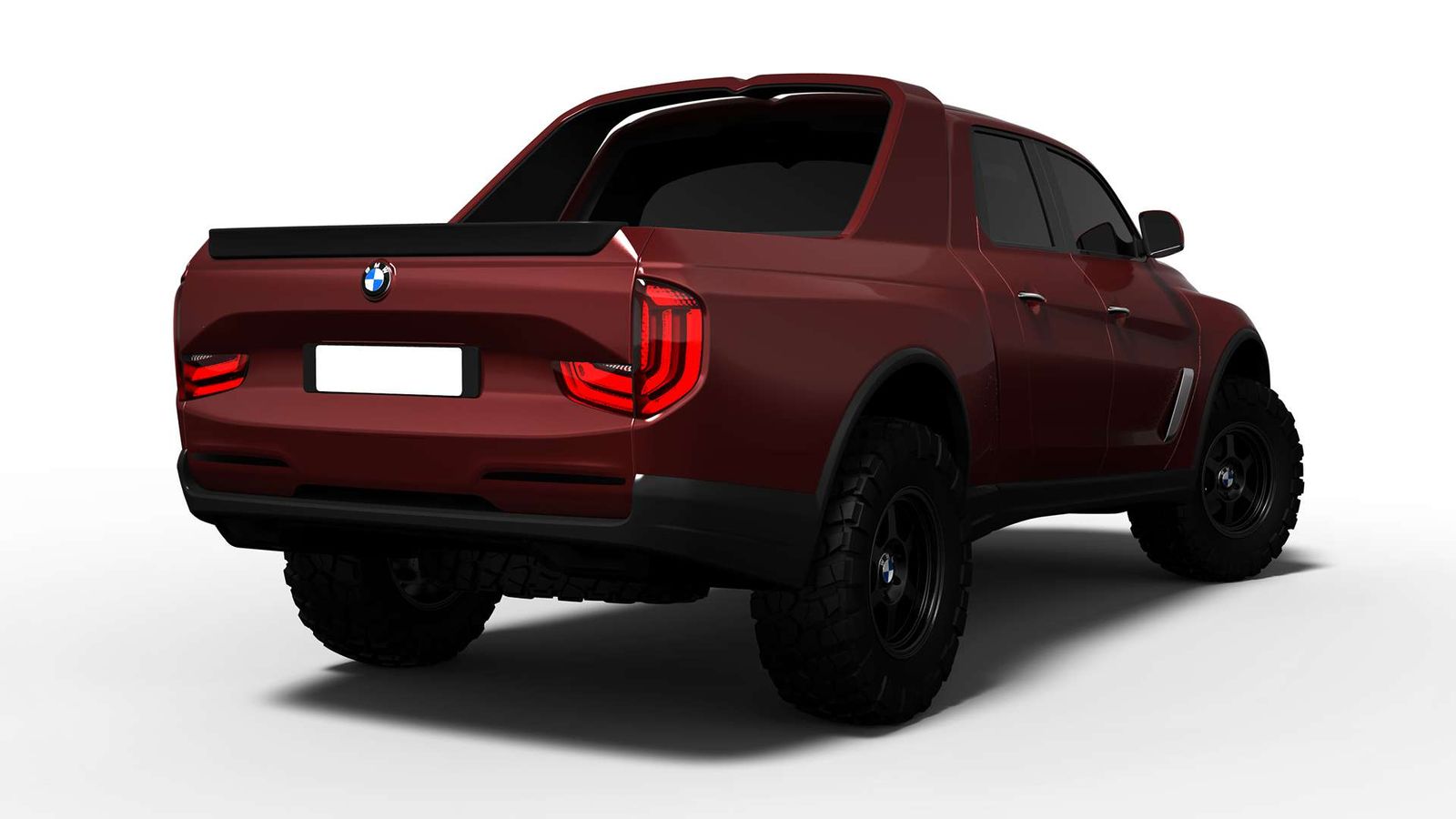 BMW XM Pickup Rendering Depicts An Oddly Proportional Street Truck