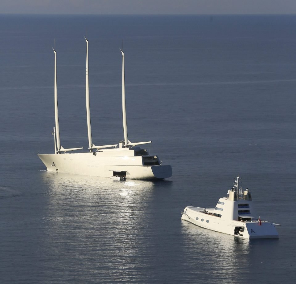 world's largest sailing yacht a