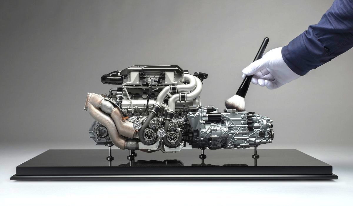 Sell your car, buy this $9,365 Bugatti Chiron engine scale ...