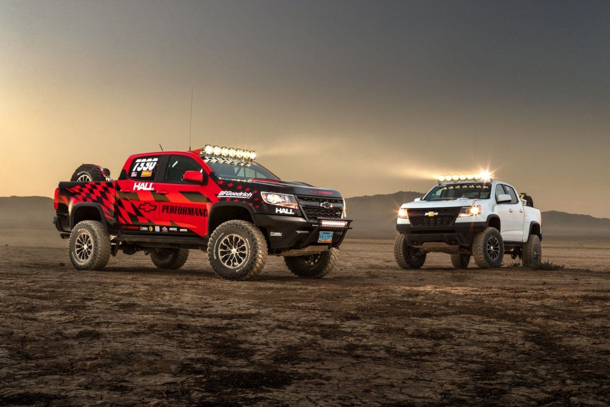 Chevrolet shows off Colorado ZR2 AEV concept and ZR2 race development...