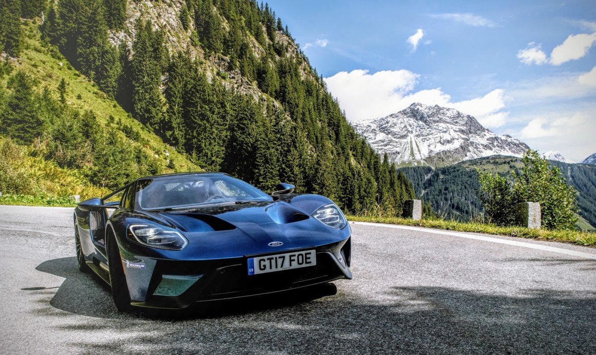 Ford shows off new GT supercar in the Austrian Alps