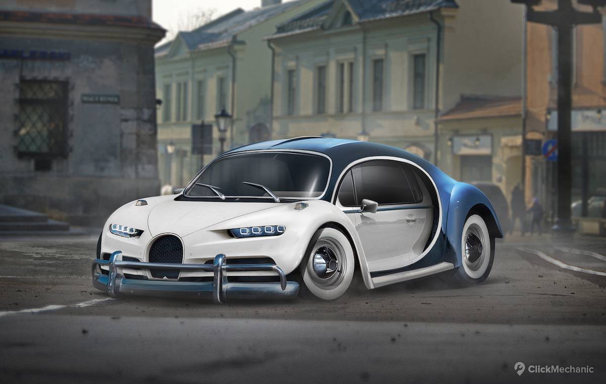 Bugatti-Chiron-VW-Beetle-mashup