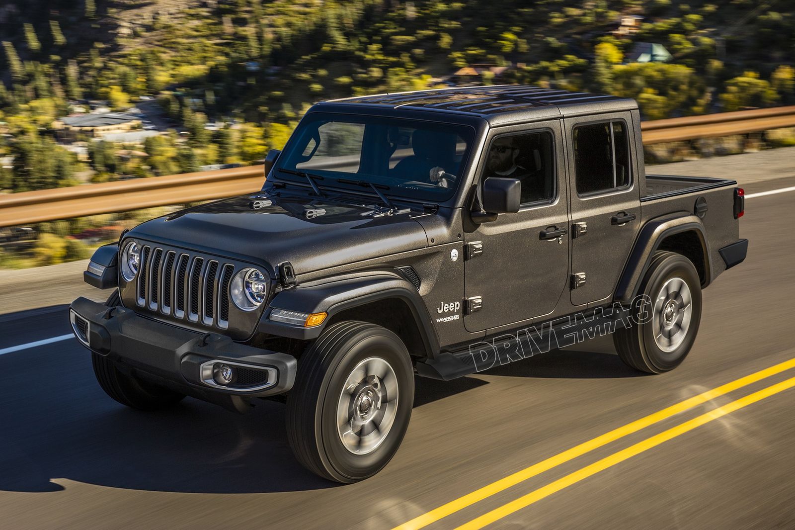 Jeep Wrangler pickup coming in 2019, we picture how it might look |  DriveMag Cars