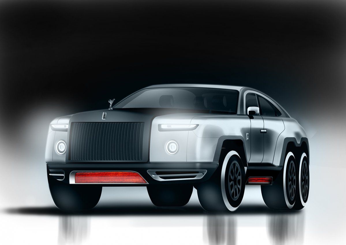 Rolls Royce 6x6 pickup would be a hit in the Middle East