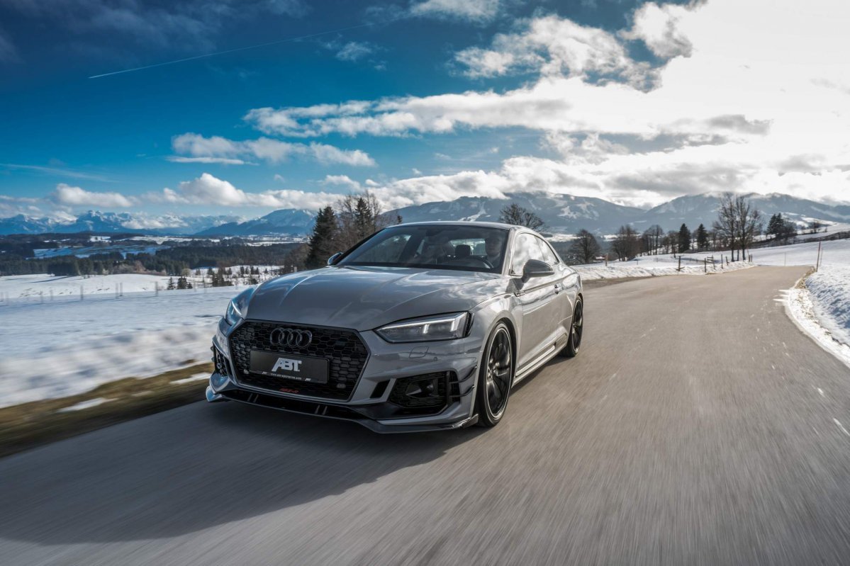 Abt Sportsline Takes Audi Rs5 Coupe To The Gym And Beauty Salon