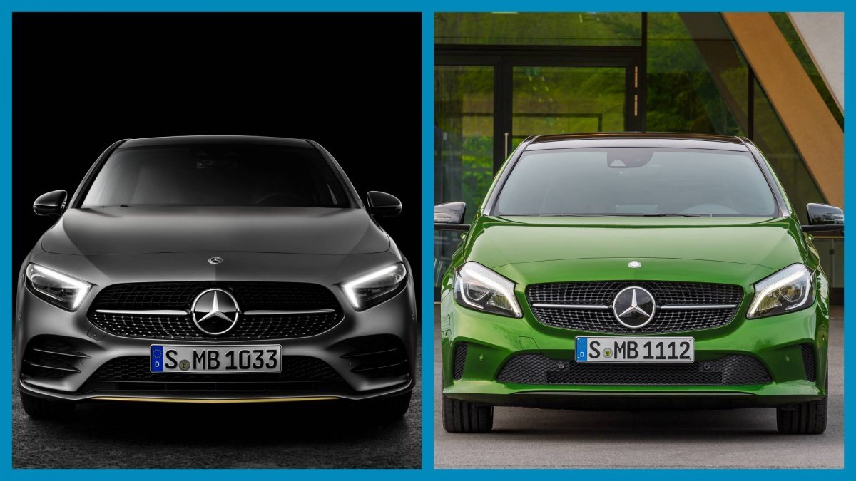 We Put 2018 Mercedes Benz A Class And Its Predecessor Side By Side