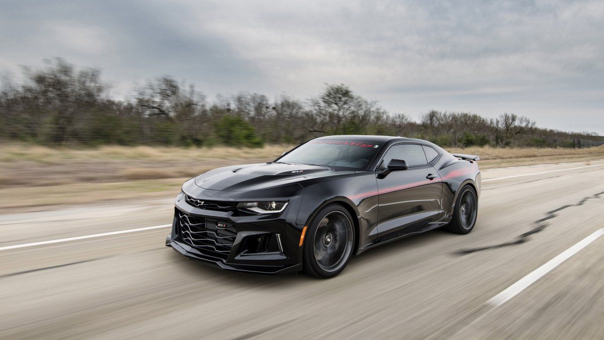 Watch the Hennessey Camaro ZL1 Exorcist in full sanctity as it hits 2...